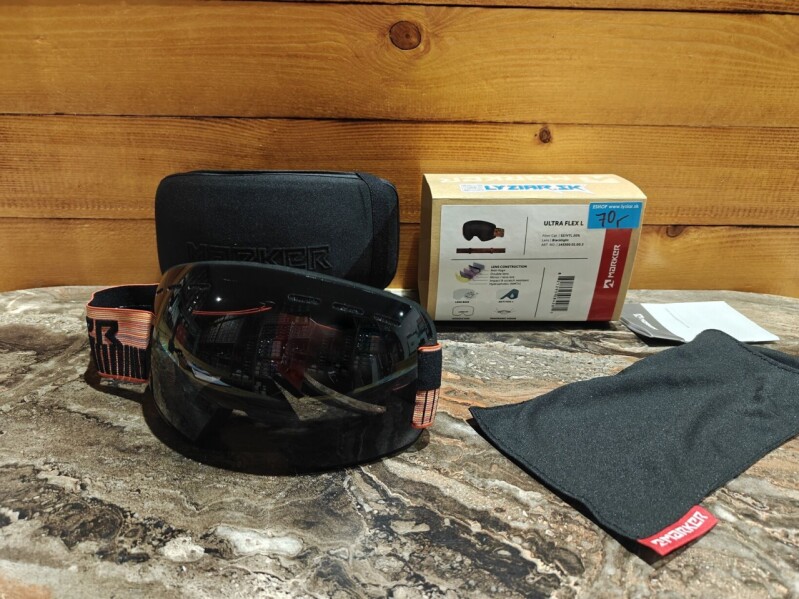 UNI LYŽIARSKE OKULIARE MARKER ULTRA FLEX L + BLACKLIGHT MIRROR